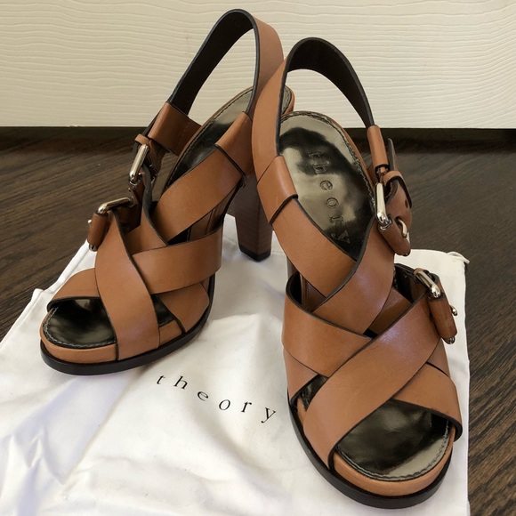 Theory Kendra Platform Sandal 6.5 - Picture 1 of 5